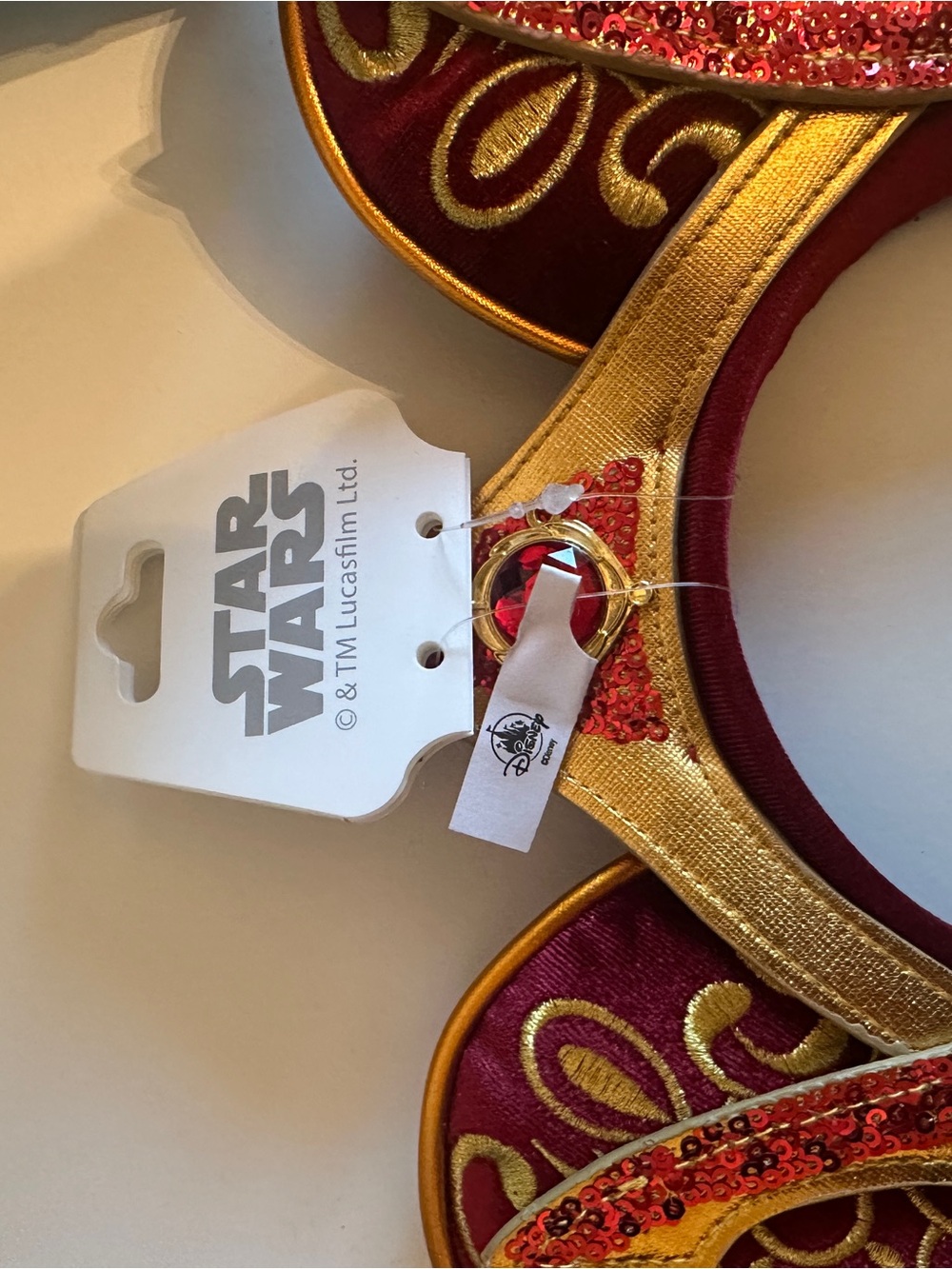Disney Parks Padme Amidala Ear Headband Star Wars Episode 1 Phantom Menace NWT - Picture 6 of 6